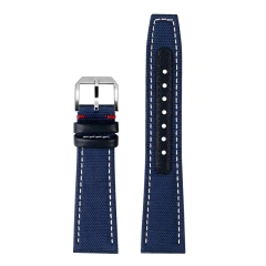 Blue white-S pin
