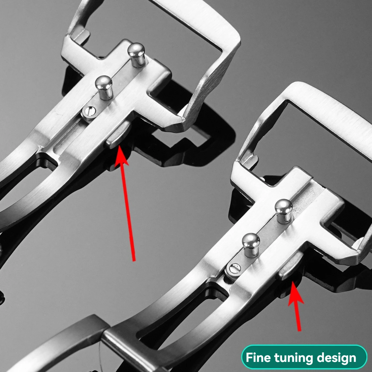 Exquisite watch buckle for Longines series solid stainless steel adjustable folding buckle watch accessories