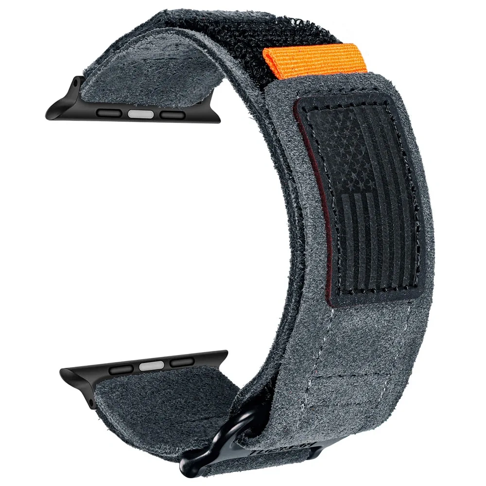 HEMSUT For Apple Ultra Watch Band 49mm Leather Fashions Retro Wrist Straps Compatibility ultra2 Iwatch SE 40 41 42 44mm