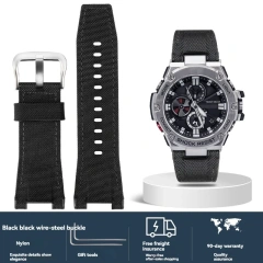 Nylon black silver