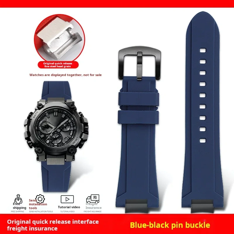 Mod Kit MTG-B3000 Resin Silicone watch strap For Casio G-shock MTG-B3000B modified quick detachable waterproof rubber watch band