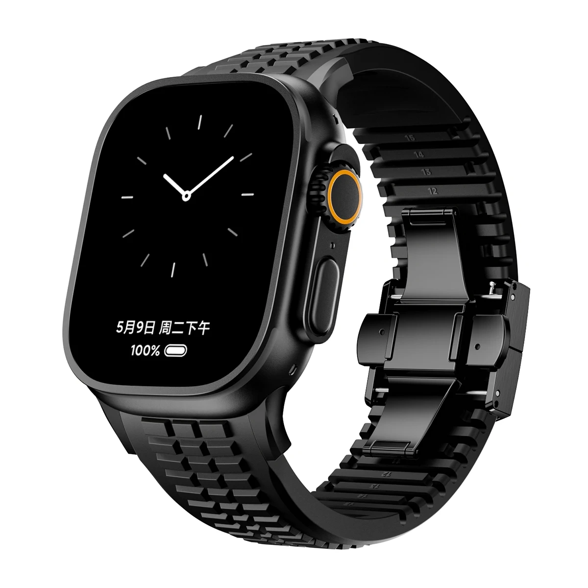Silicone Band for Apple Watch Ultra 3 2 49mm Series 11 10 46mm Sports Strap for Iwatch 9 8 7 6 5 4 SE 2025 44mm 45mm Watchband