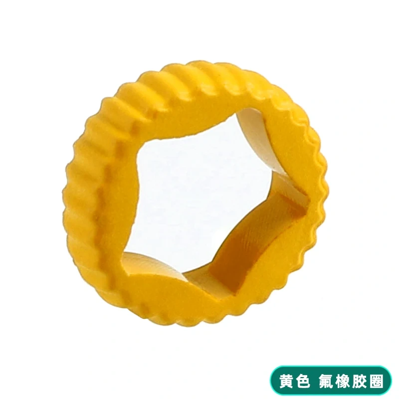 Colorful Fluorine FKM Rubber Ring Watchband Crow For RM Richard Mille Strap RM011 rm030 055 rm059 Five Pointed Star Accessories