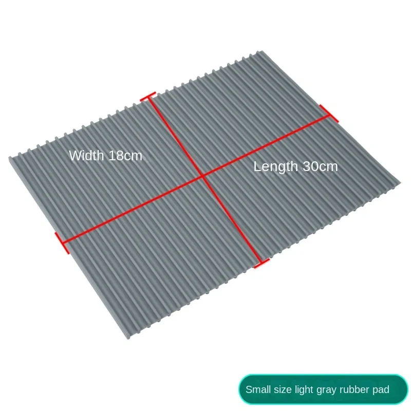 Silicone Anti-Slip Bench Mat for Watch Block Repairing Maintenance Cushion Watch repair tool tray grey brown pad for Watchmakers