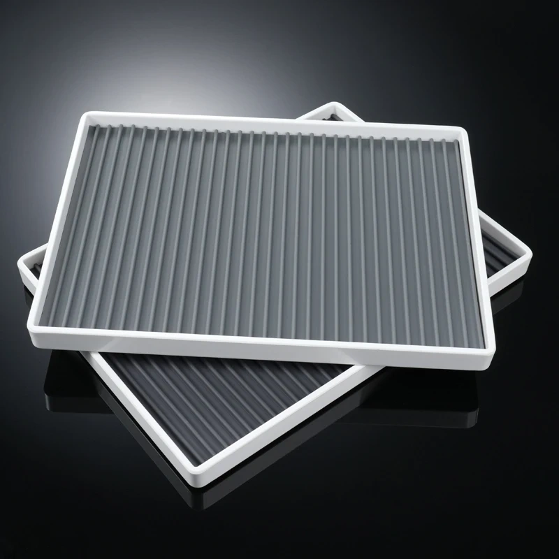 Silicone Anti-Slip Bench Mat for Watch Block Repairing Maintenance Cushion Watch repair tool tray grey brown pad for Watchmakers