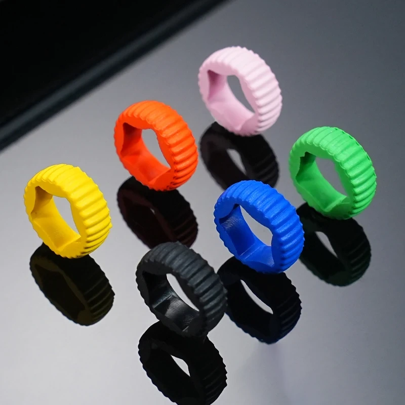 Colorful Fluorine FKM Rubber Ring Watchband Crow For RM Richard Mille Strap RM011 rm030 055 rm059 Five Pointed Star Accessories