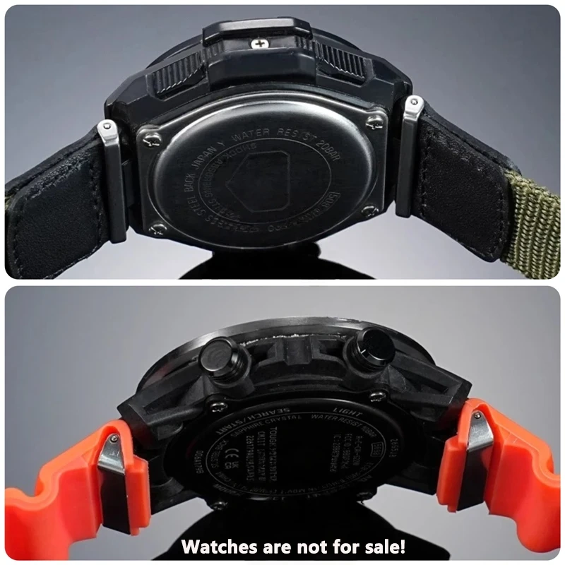 22 24mm strap fixing shaft for Casio SGW-100/200 GW-4000 series silicone/nylon strap fixing iron sheet watch adapter accessories