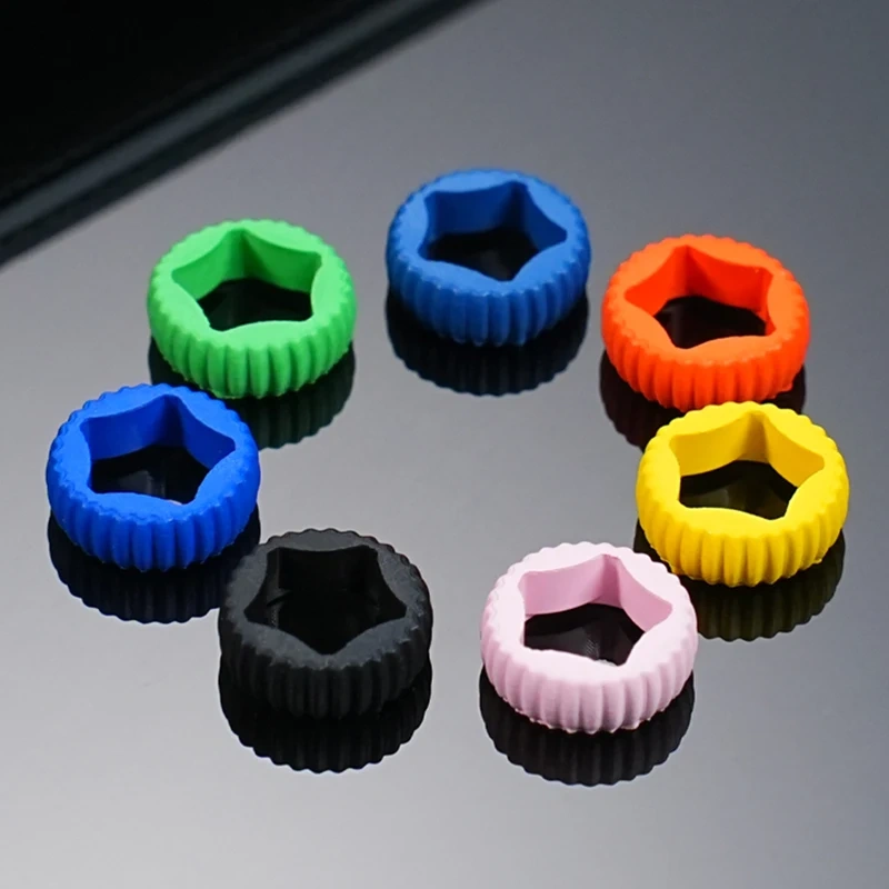 Colorful Fluorine FKM Rubber Ring Watchband Crow For RM Richard Mille Strap RM011 rm030 055 rm059 Five Pointed Star Accessories