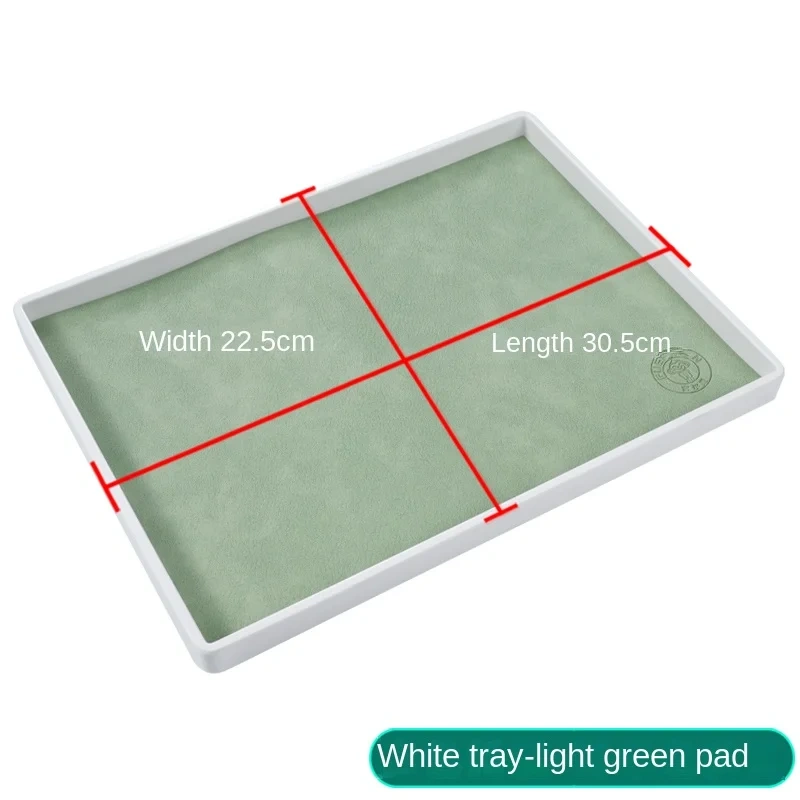 Silicone Anti-Slip Bench Mat for Watch Block Repairing Maintenance Cushion Watch repair tool tray grey brown pad for Watchmakers