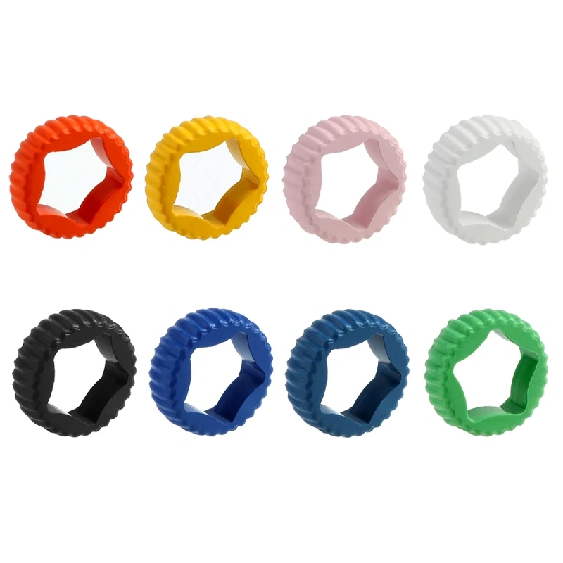 Colorful Fluorine FKM Rubber Ring Watchband Crow For RM Richard Mille Strap RM011 rm030 055 rm059 Five Pointed Star Accessories