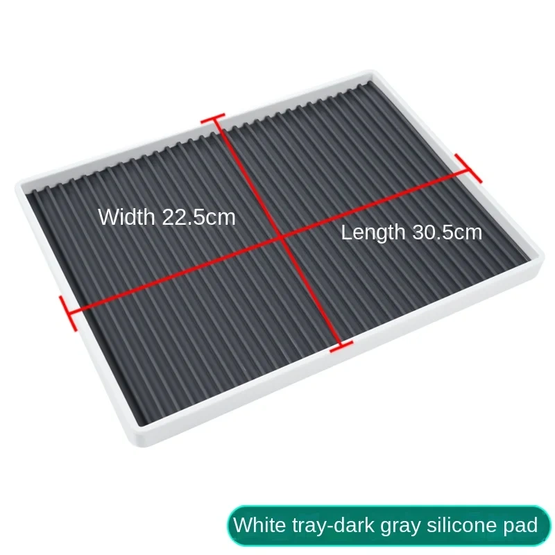 Silicone Anti-Slip Bench Mat for Watch Block Repairing Maintenance Cushion Watch repair tool tray grey brown pad for Watchmakers