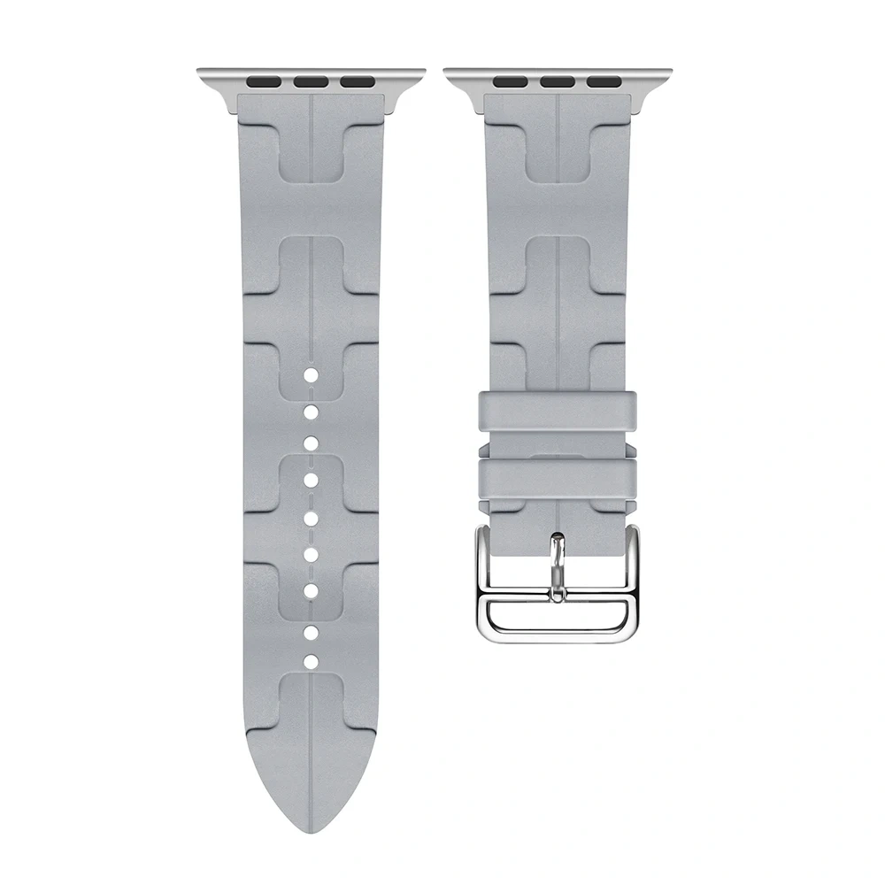 Kilim Single Tour Strap For Apple Watch Band 44mm 40mm 49mm 45mm 46mm Silicone bracelet iwatch series 9 se 3 5 6 7 8 ultra 2 10