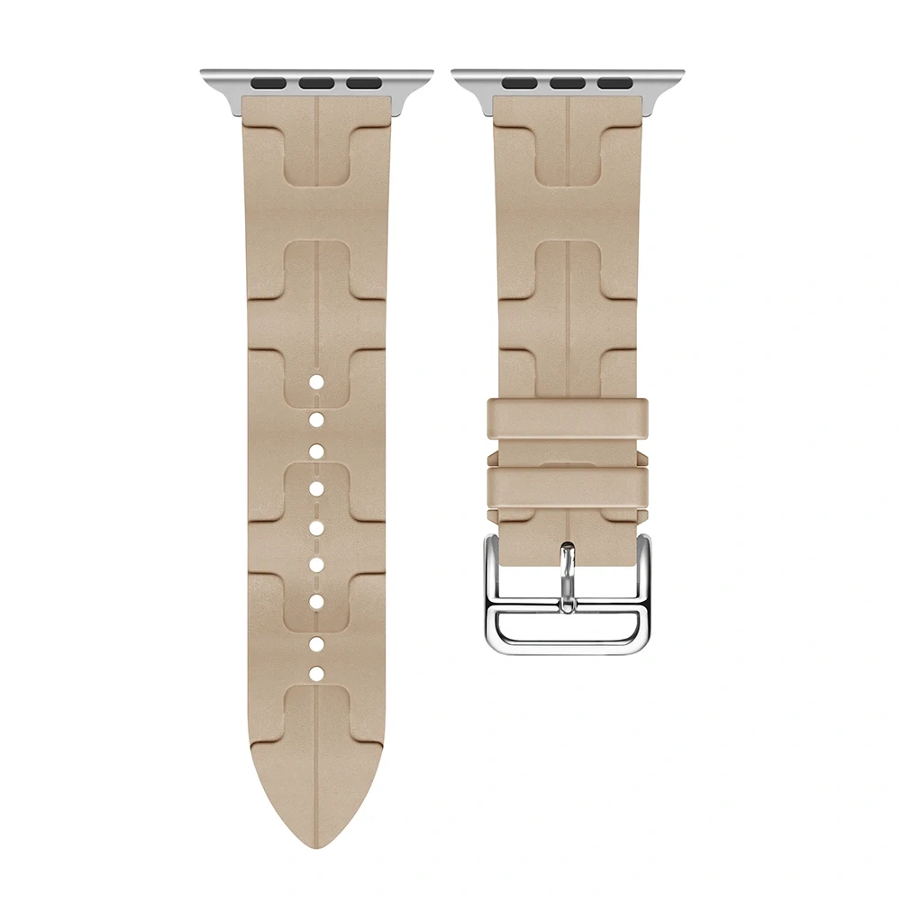 Kilim Single Tour Strap For Apple Watch Band 44mm 40mm 49mm 45mm 46mm Silicone bracelet iwatch series 9 se 3 5 6 7 8 ultra 2 10