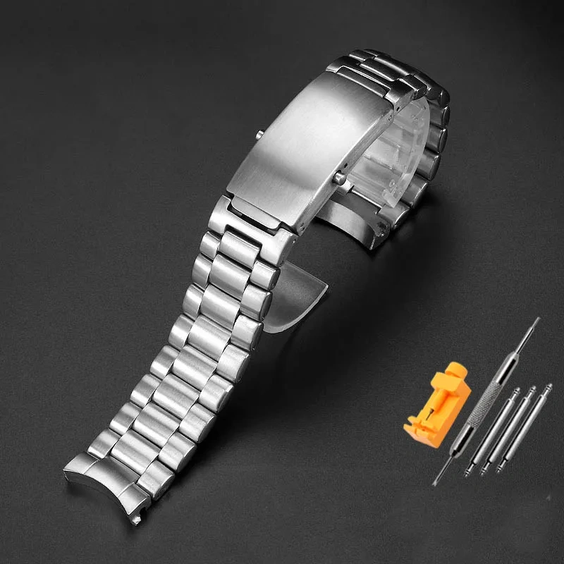 18mm 20mm 22mm Stainless Steel Strap for Omega Seamaster 300 New Speedmaster Planet Ocean Series Watchband Men Bracelet