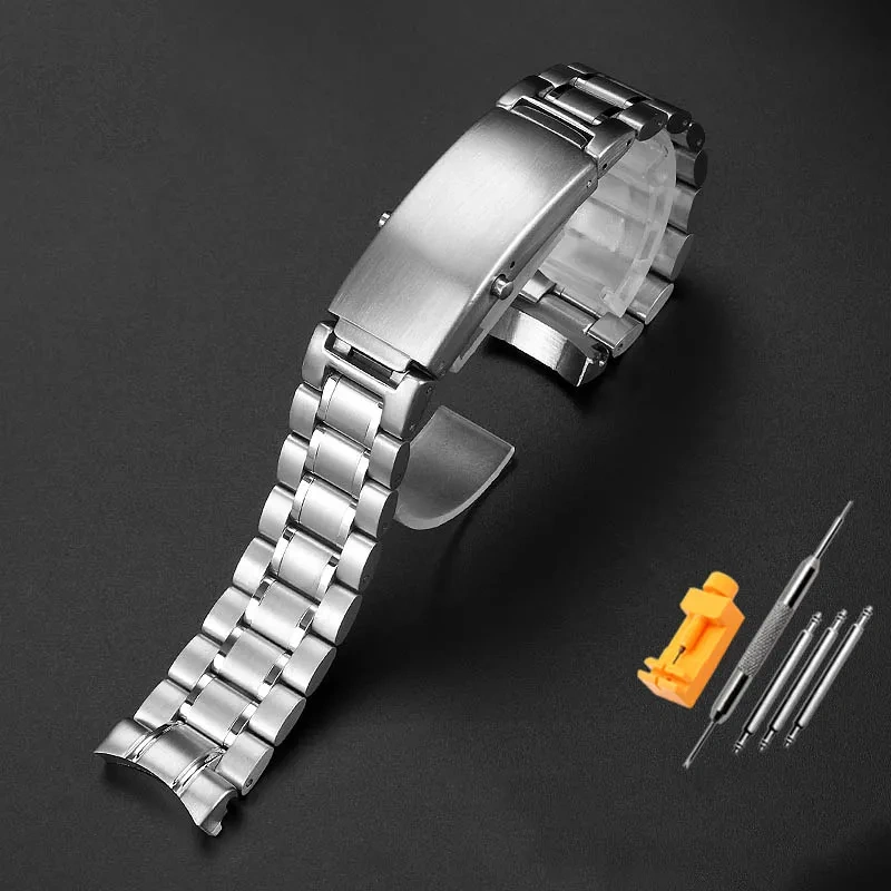 18mm 20mm 22mm Stainless Steel Strap for Omega Seamaster 300 New Speedmaster Planet Ocean Series Watchband Men Bracelet