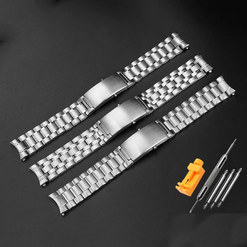 18mm 20mm 22mm Stainless Steel Strap for Omega Seamaster 300 New Speedmaster Planet Ocean Series Watchband Men Bracelet