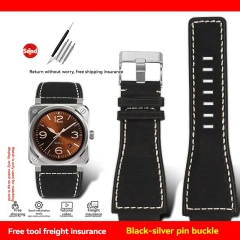 black silver buckle