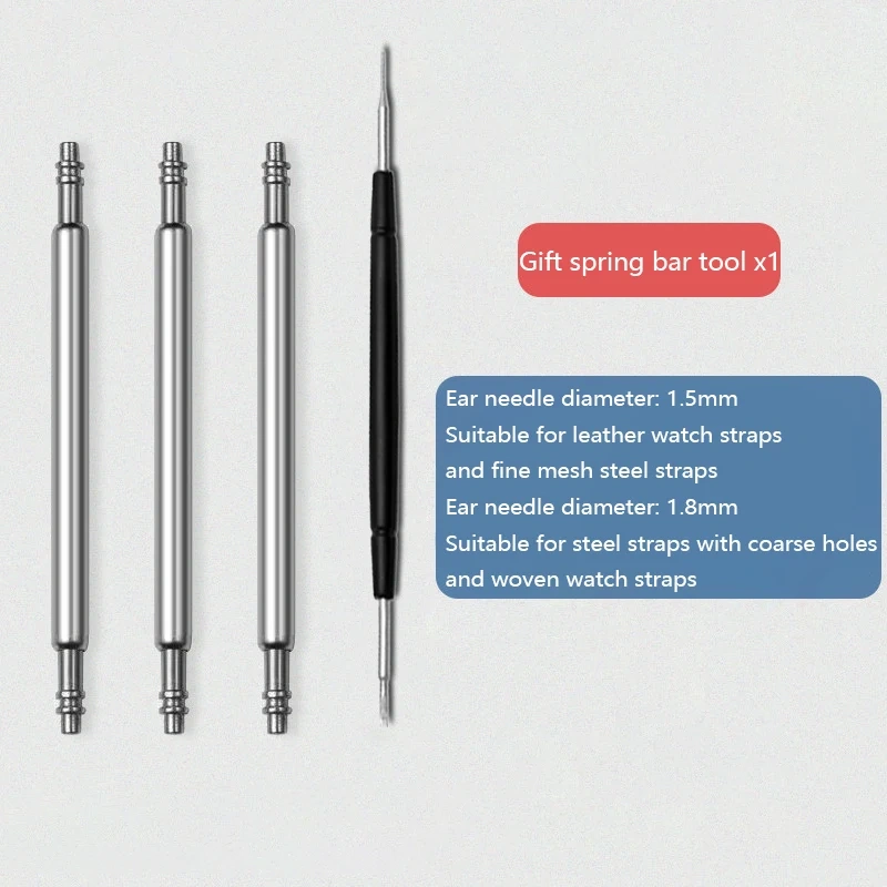 5-32mm multi size 3 PCS Tools Dia 1.5mm 1.8mm Spring Bars Strap Link Pins 11mm12mm 15 16mm 17 18 20 21 22 24mm Repair Kit set