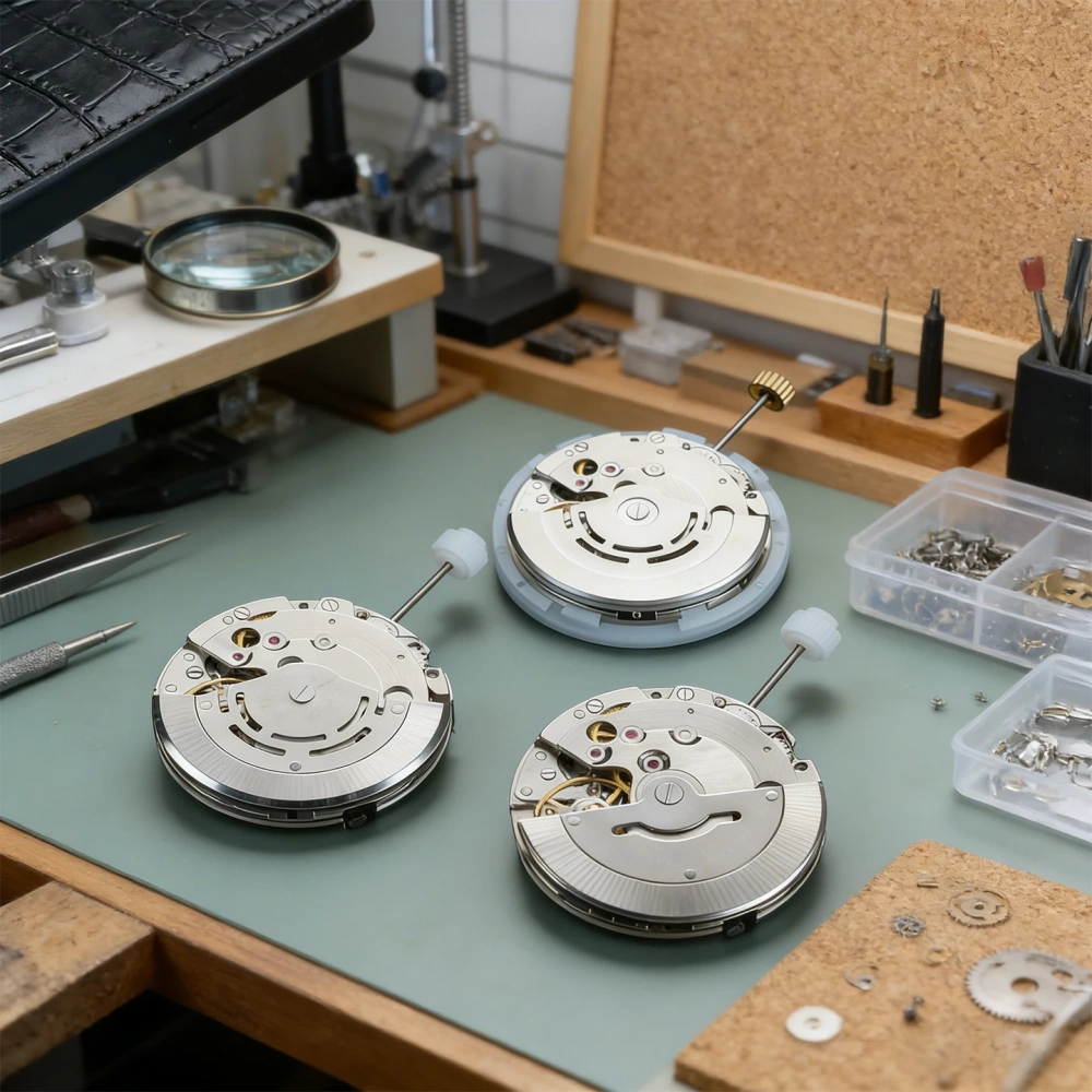Mechanical Movement 3 O'clock quick set date/Dual Calendar 12 O'clock Day Date For 8215/2813 Automatic Movement Replacement Part