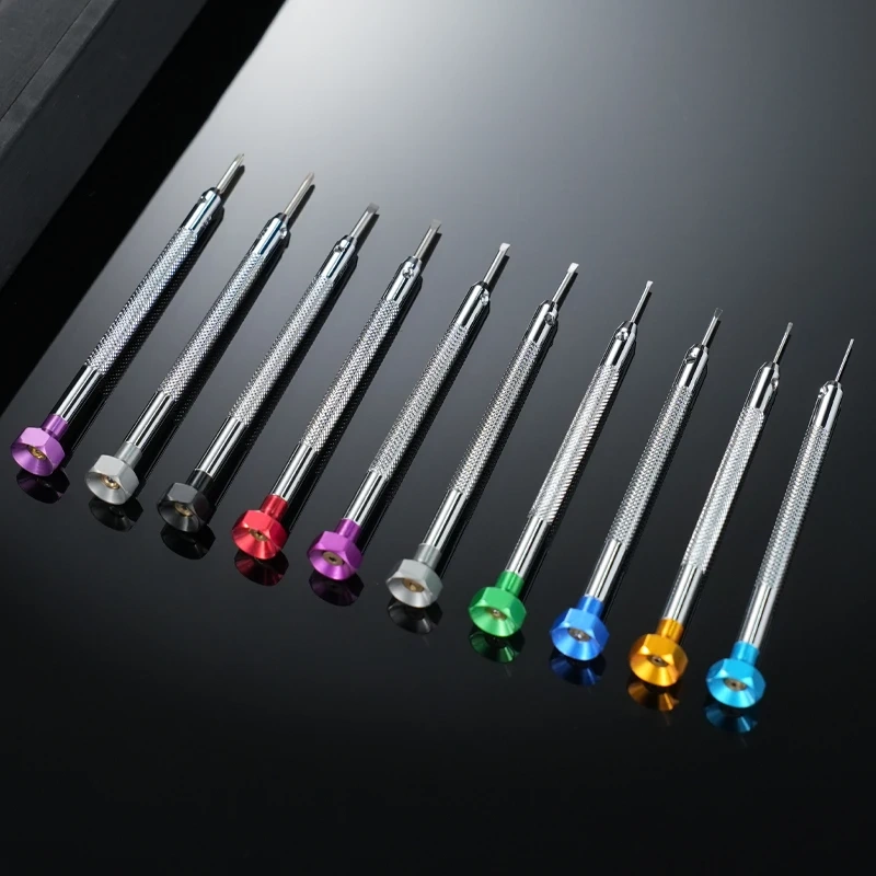10 pcs Stainless Steel Watch Screwdriver Set Precision Watchmaker Screwdrivers for Watch Repair Watch Tools