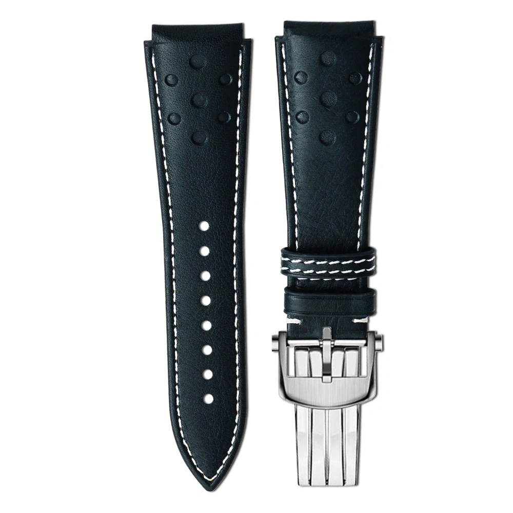 FOLDING CLASP watch band For Breitling Replacement Strap Ocean Heritage Avenger Aviation Pilot Leather strap 22mm watch belt men