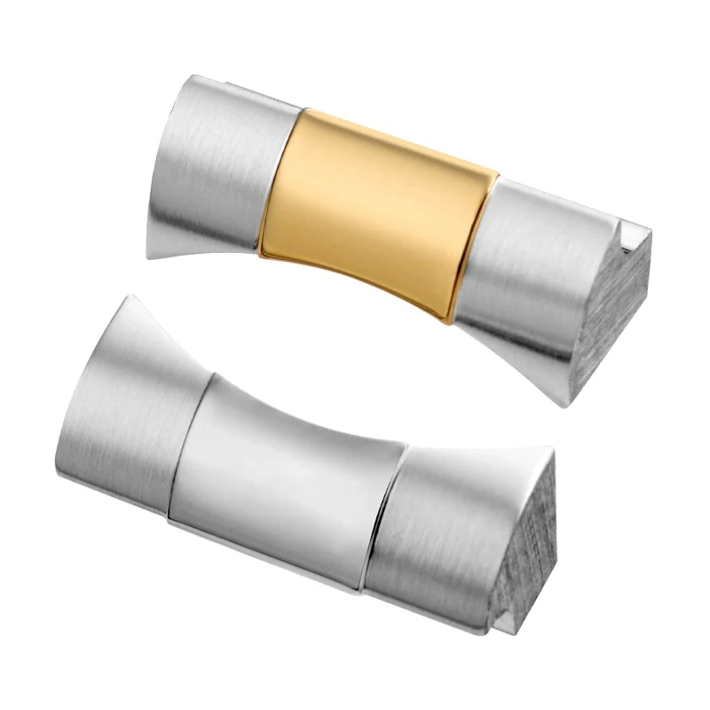 FKM Rubber Strap 316L Stainless Steel Curved End Link 20/21/22mm for Tudor black bay M79363 M7939G1 metal Adapter 41mm Connector