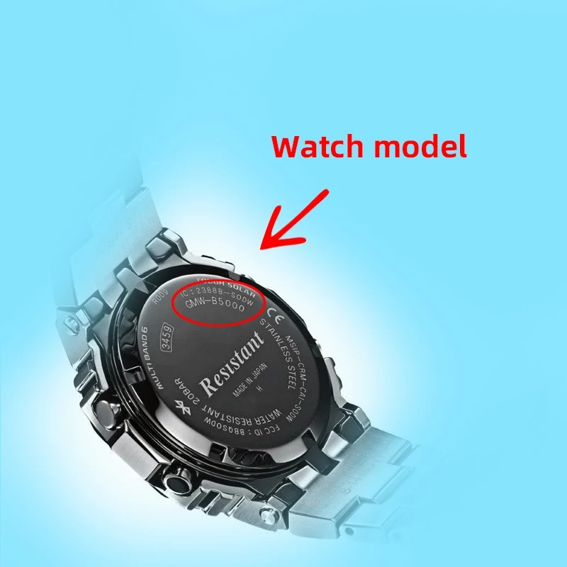 Watchband Connecting Rods For Casio G-SHOCK GMW-B5000 Watch Band Screw Tube Pin With Tool Replacement Watch Strap connecting rod