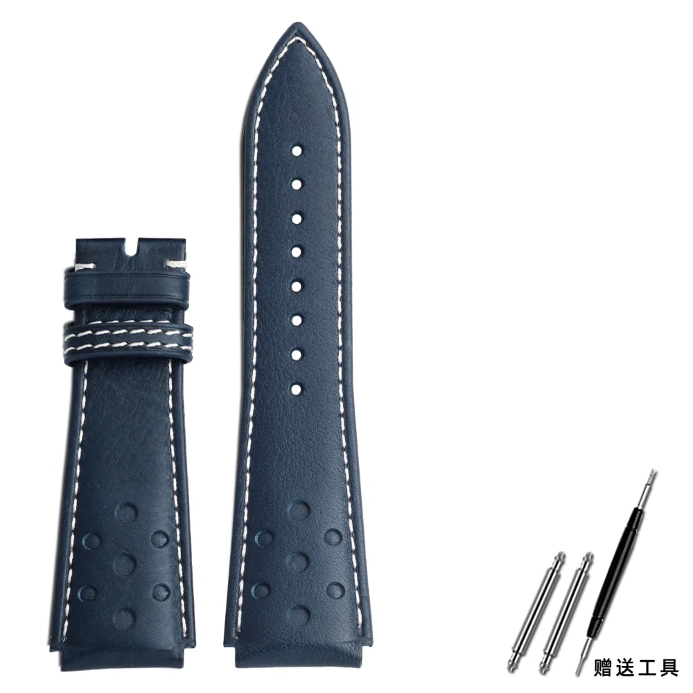 FOLDING CLASP watch band For Breitling Replacement Strap Ocean Heritage Avenger Aviation Pilot Leather strap 22mm watch belt men