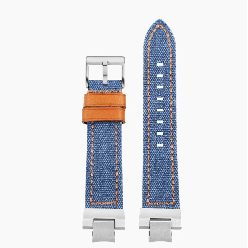 Modified Canvas and Genuine leather Watch Strap Watch strap For Casio MTG-B3000 Watch Band Quick Release MTGB3000 Men Strap