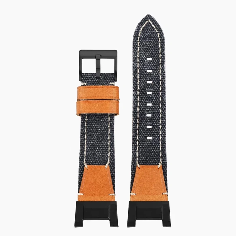 GWG-B1000 Breathable Nylon Canvas Strap for Casio Third Generation Big Mud King GWG-B1000 Modified Leather-bottomed Watch Strap