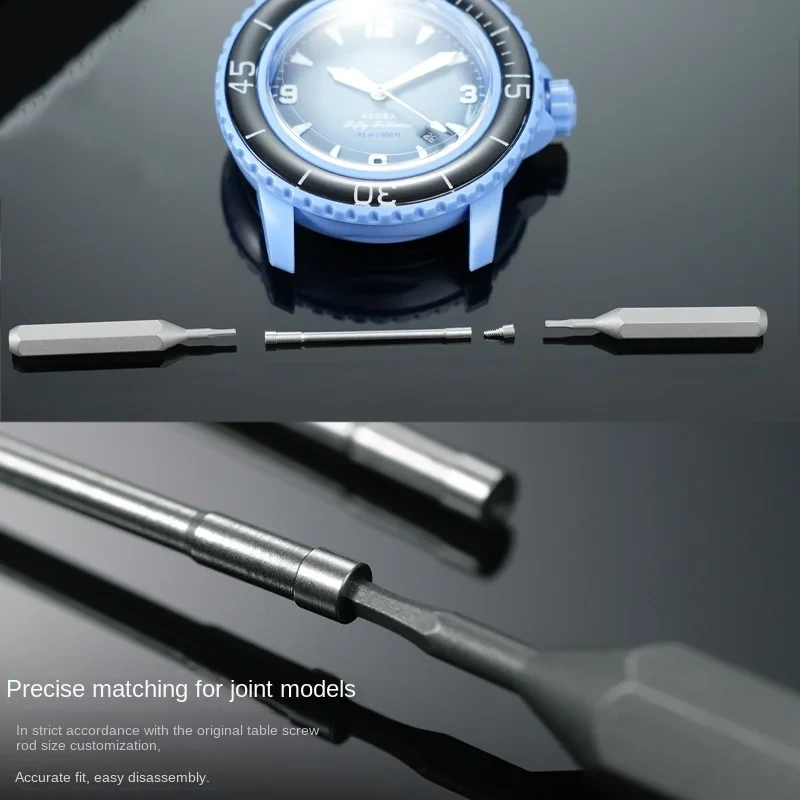 Hexagonal wrench for Blancpain 50 Fathoms watch tool, internal hexagonal screwdriver 0.9mm, Swatch Blancpain strap removal tool