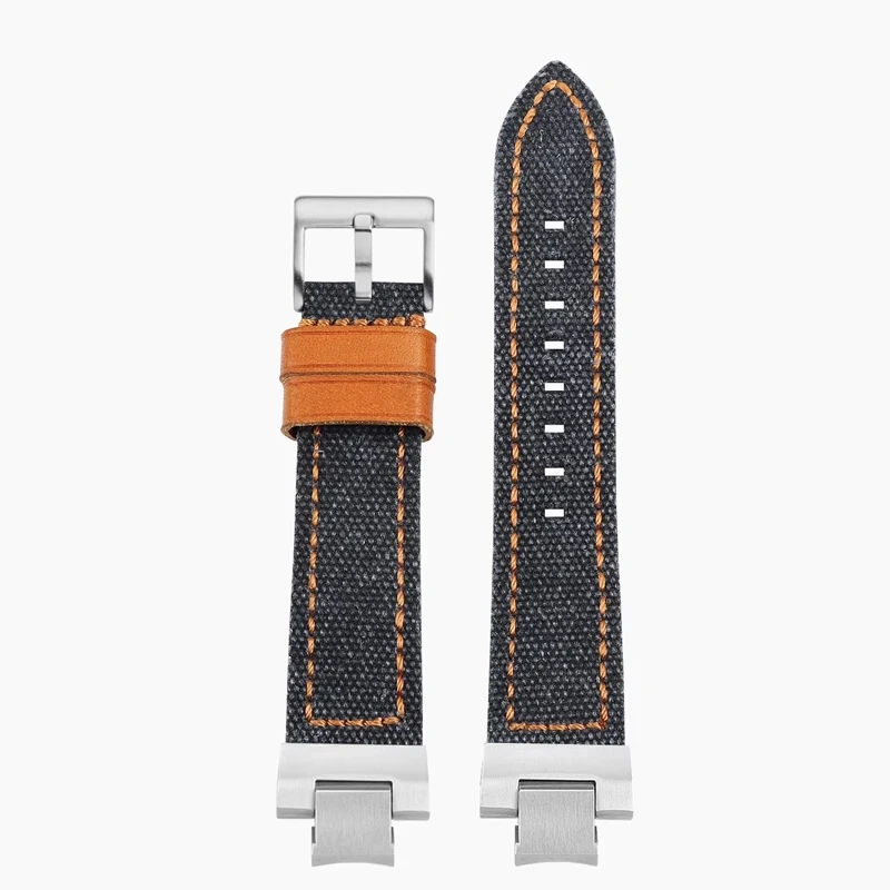Modified Canvas and Genuine leather Watch Strap Watch strap For Casio MTG-B3000 Watch Band Quick Release MTGB3000 Men Strap