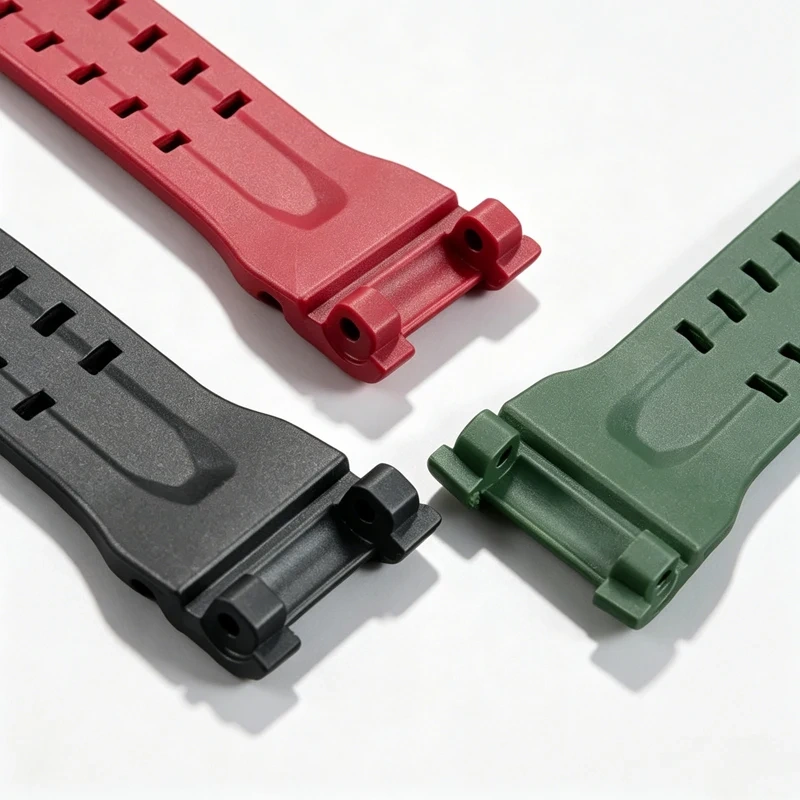 Special Concave Interface Resin Watch Bracelet for Casio Big Mudmaster 3rd Generation GWG-B1000 Watch Strap Black/Army-Green/Red