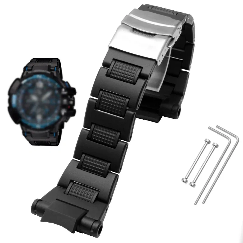 Plastikowe Watchband For Casio G-shock GA-1000 1100 GW-4000 GW-A1100 A1000 Zegarek Pasek Wysokiej Jakości Mężczyzna Sportowy Zeg