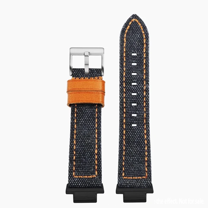 Modified Nylon Canvas Watch Strap For Casio DW-5600 Series Sports Men‘s Watchband Convex-edge Cowhide Base Watch Accessory