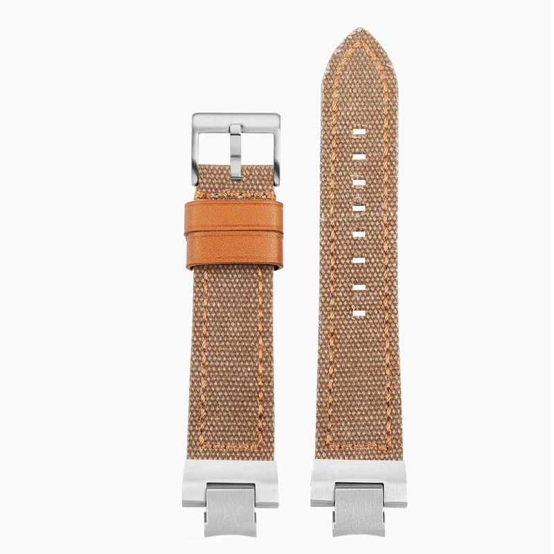 Modified Canvas and Genuine leather Watch Strap Watch strap For Casio MTG-B3000 Watch Band Quick Release MTGB3000 Men Strap