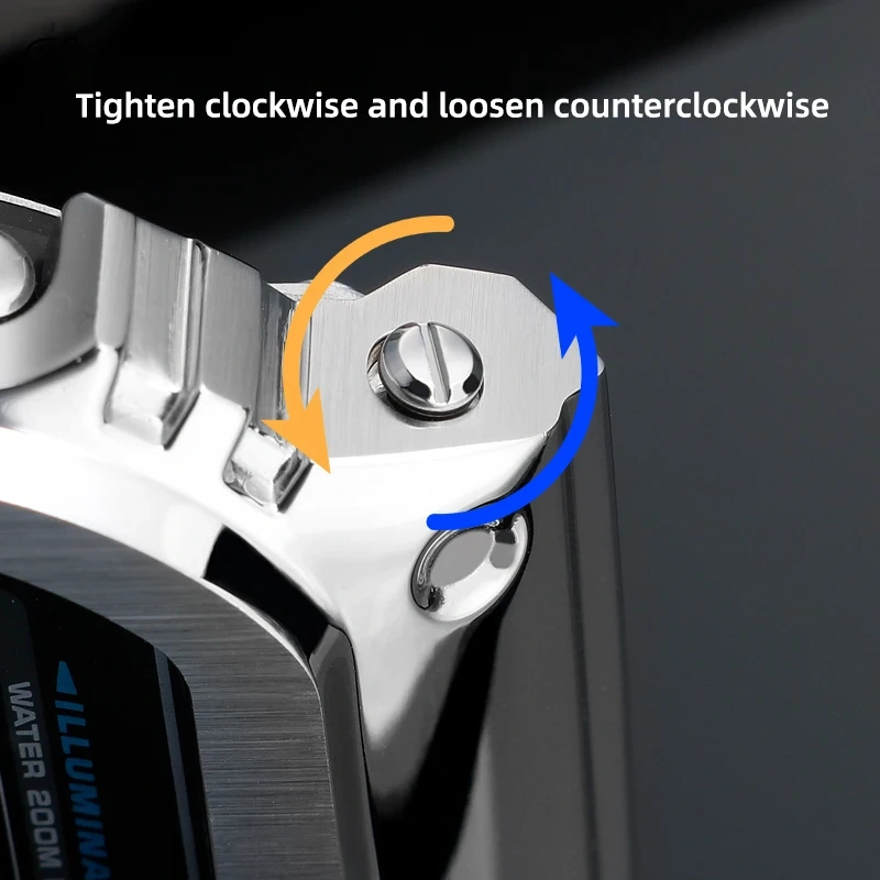 For Casio G-Shock DW-5600 DW5600 GM-5600 GW-B5600 GW-M5610 GA-2100 GA2100 Series Screw Strap Case Metal Nut Watch Side Screws