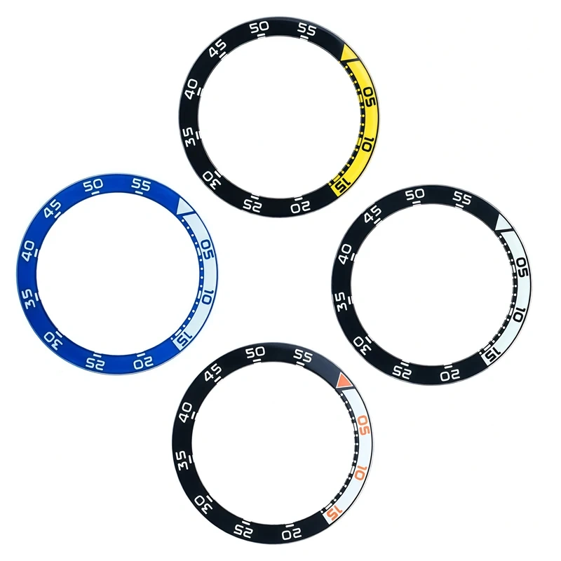 For the sapphire luminous Dial Bezel And Scale Ring For IWC Marine Chronograph Mechanical Watch Bezel Inlaid Watch Case Ring