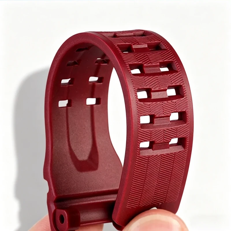 Special Concave Interface Resin Watch Bracelet for Casio Big Mudmaster 3rd Generation GWG-B1000 Watch Strap Black/Army-Green/Red