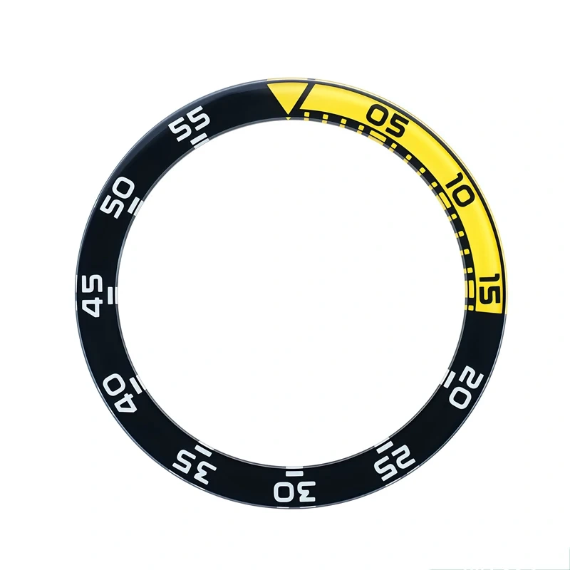 For the sapphire luminous Dial Bezel And Scale Ring For IWC Marine Chronograph Mechanical Watch Bezel Inlaid Watch Case Ring