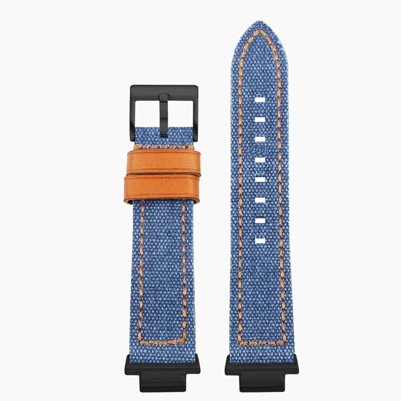Modified Nylon Canvas Watch Strap For Casio DW-5600 Series Sports Men‘s Watchband Convex-edge Cowhide Base Watch Accessory