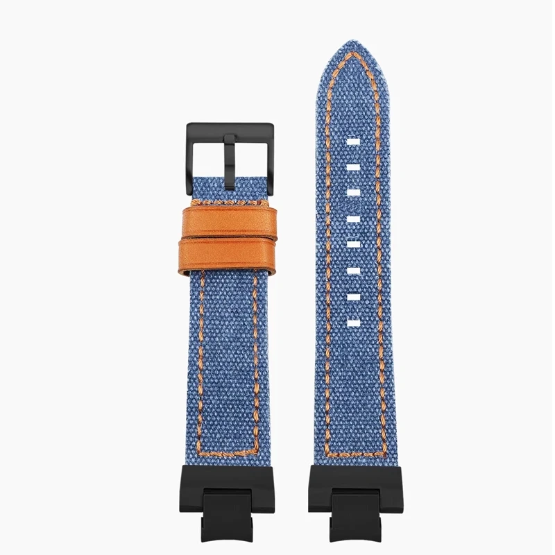 Modified Canvas and Genuine leather Watch Strap Watch strap For Casio MTG-B3000 Watch Band Quick Release MTGB3000 Men Strap