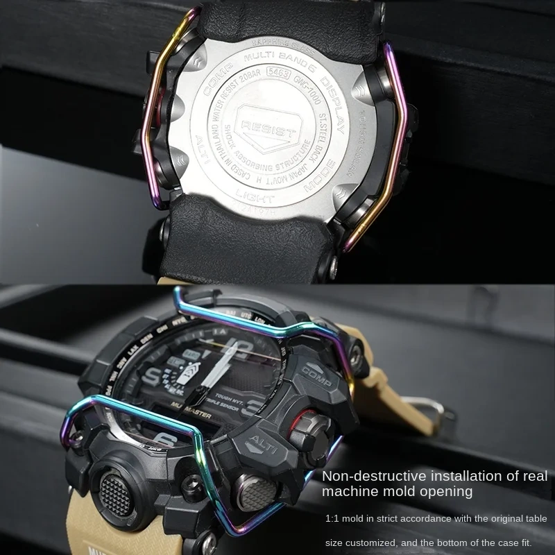 Watch Accessories Bumper For Casio G-Shock GWG-1000 GWG1000 GG-1000 gg1000 Anti collision Stainless Steel Metal Protective Bar