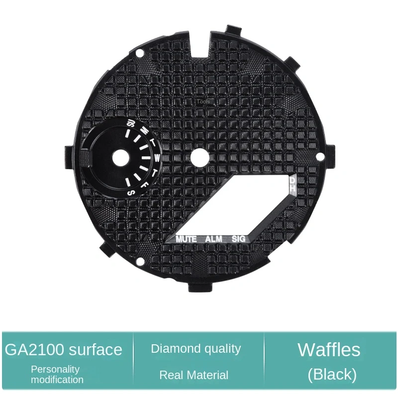 12 color face accessories for G-Shock GA-2100 Mod parts waffle surface metal face dial copper watch surface GA2110 2100 Casioak