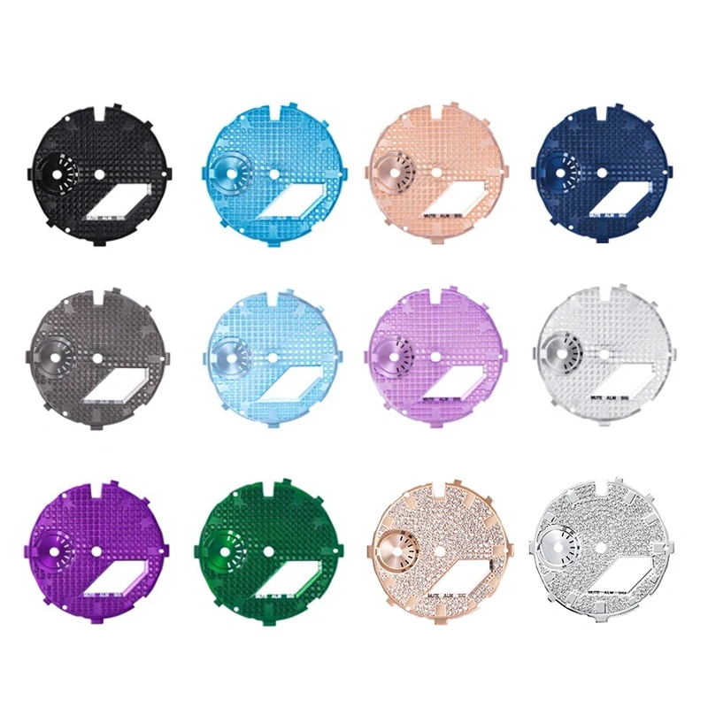 12 color face accessories for G-Shock GA-2100 Mod parts waffle surface metal face dial copper watch surface GA2110 2100 Casioak