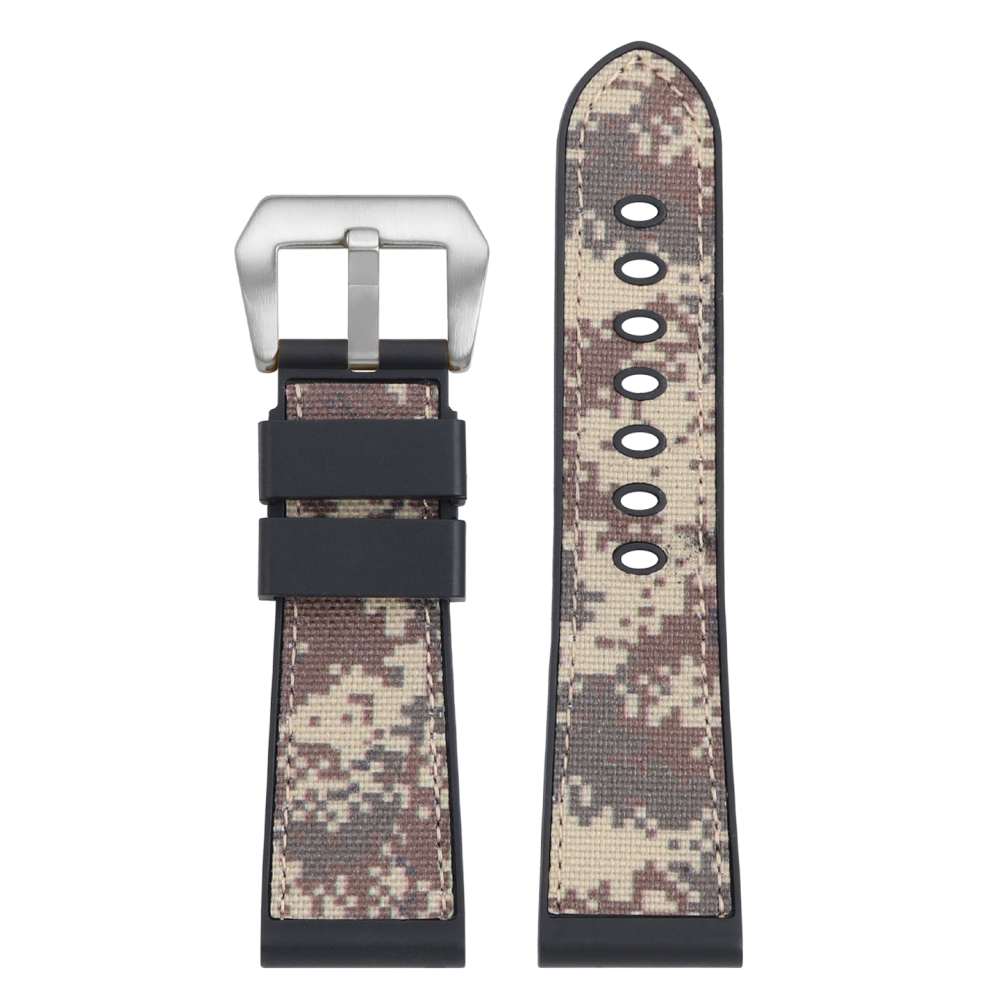 Camo Nylon Rubber Quick Release Strap for Panerai