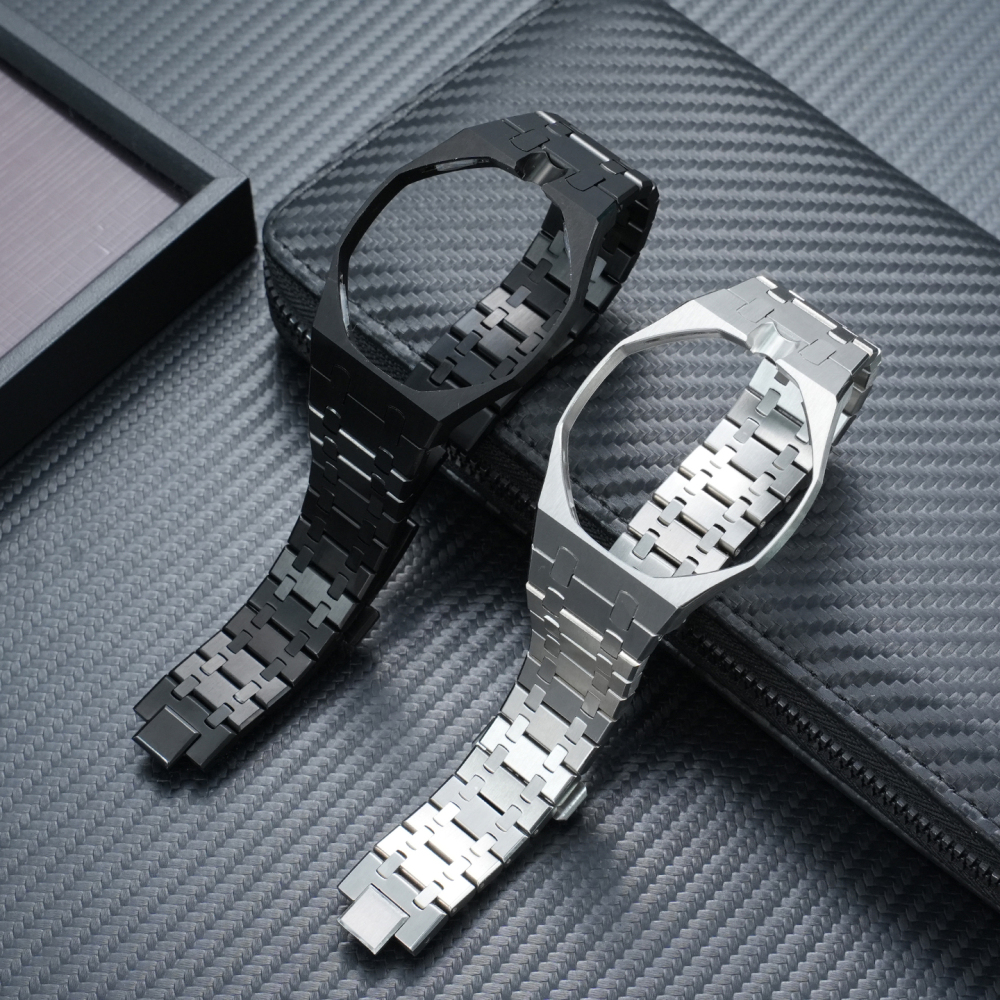 Stainless Steel Modification Kit for For Swatch x AP Royal POP Integrated Case & Bracelet
