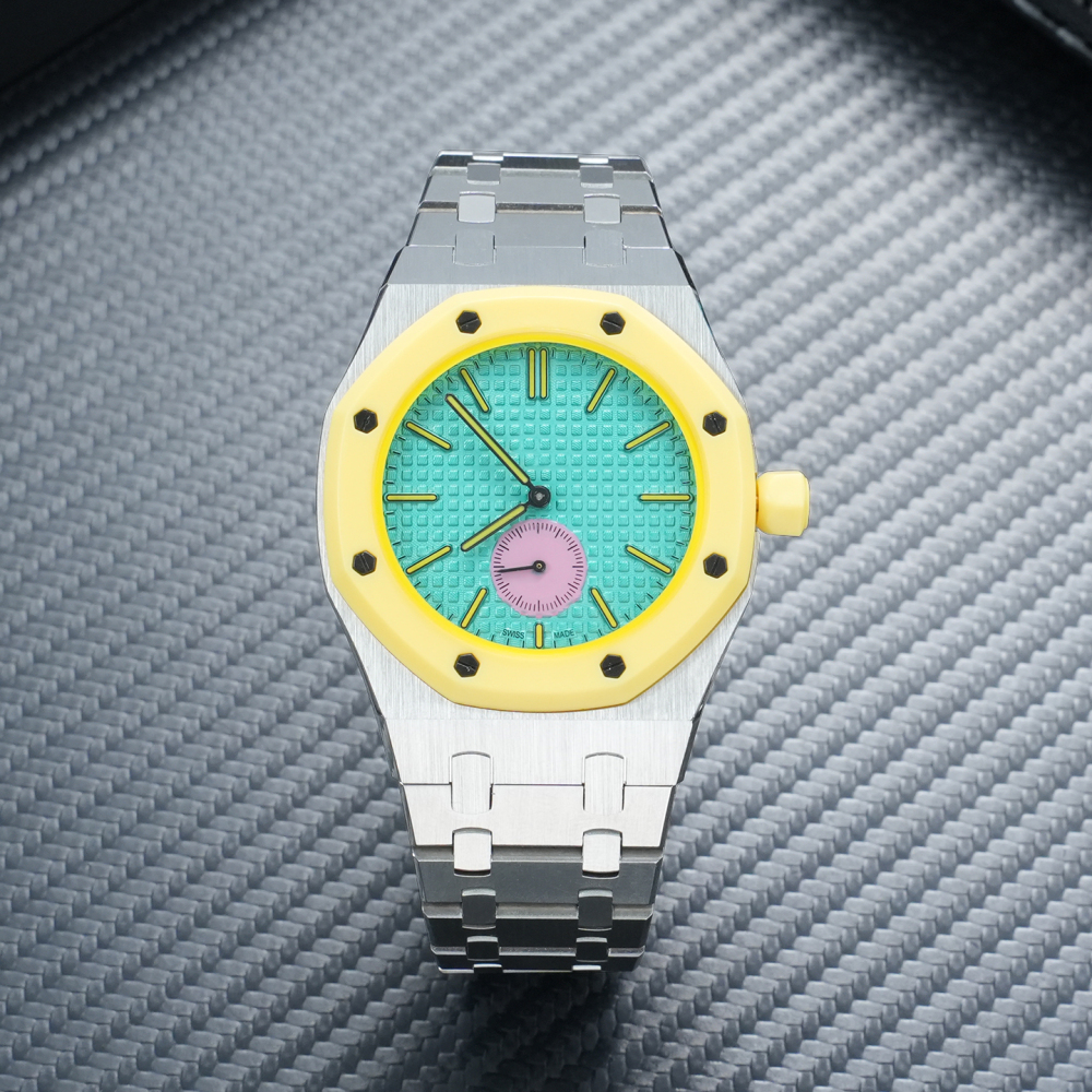 Stainless Steel Modification Kit for For Swatch x AP Royal POP Integrated Case & Bracelet