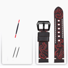 Deep Red - black