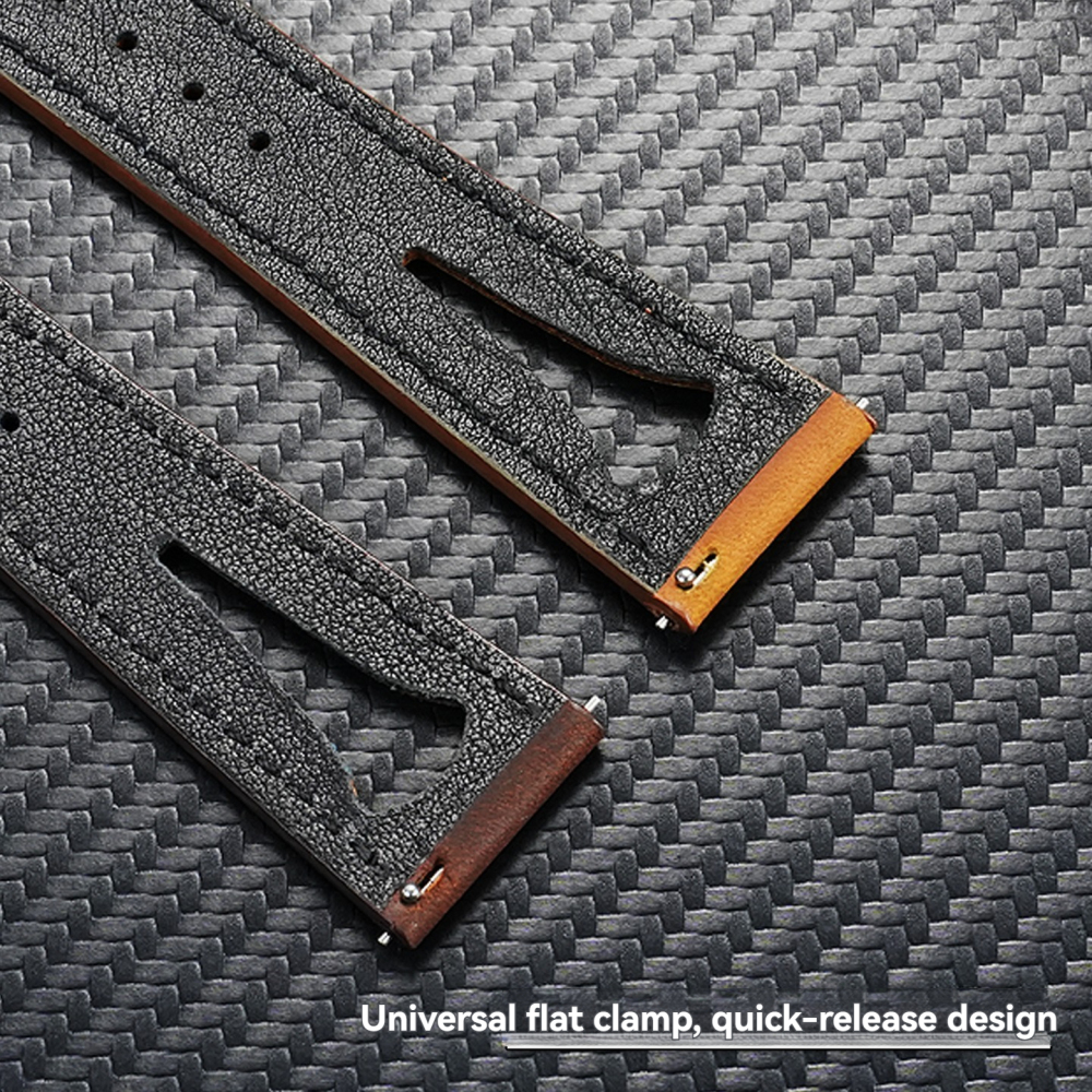Double-Layer Calfskin with Triangle Breathable Cutouts & Tool-Free Installation